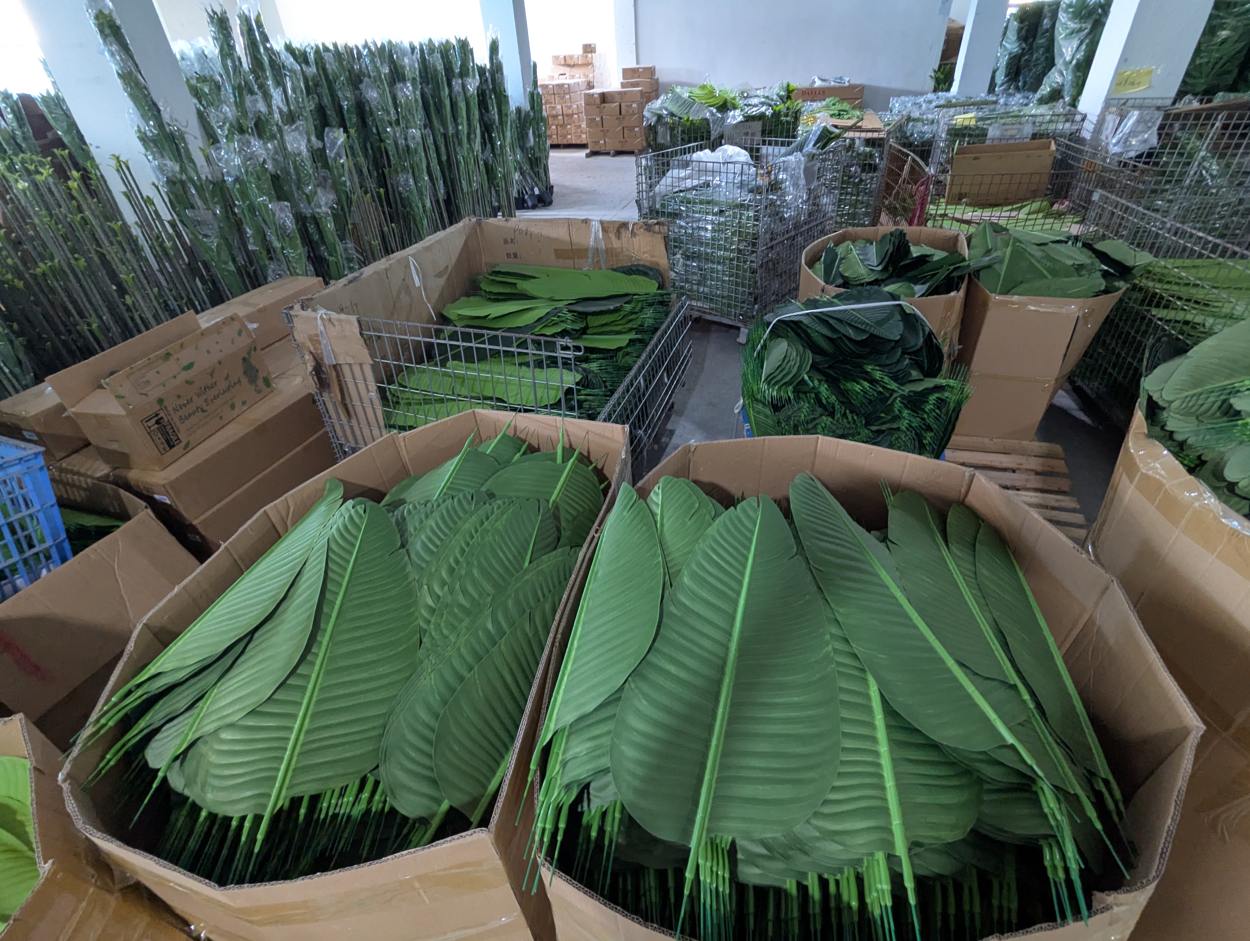 Production Diary #62 | Traveler Palm Leaf Inventory and Bulk Component Storage Routine